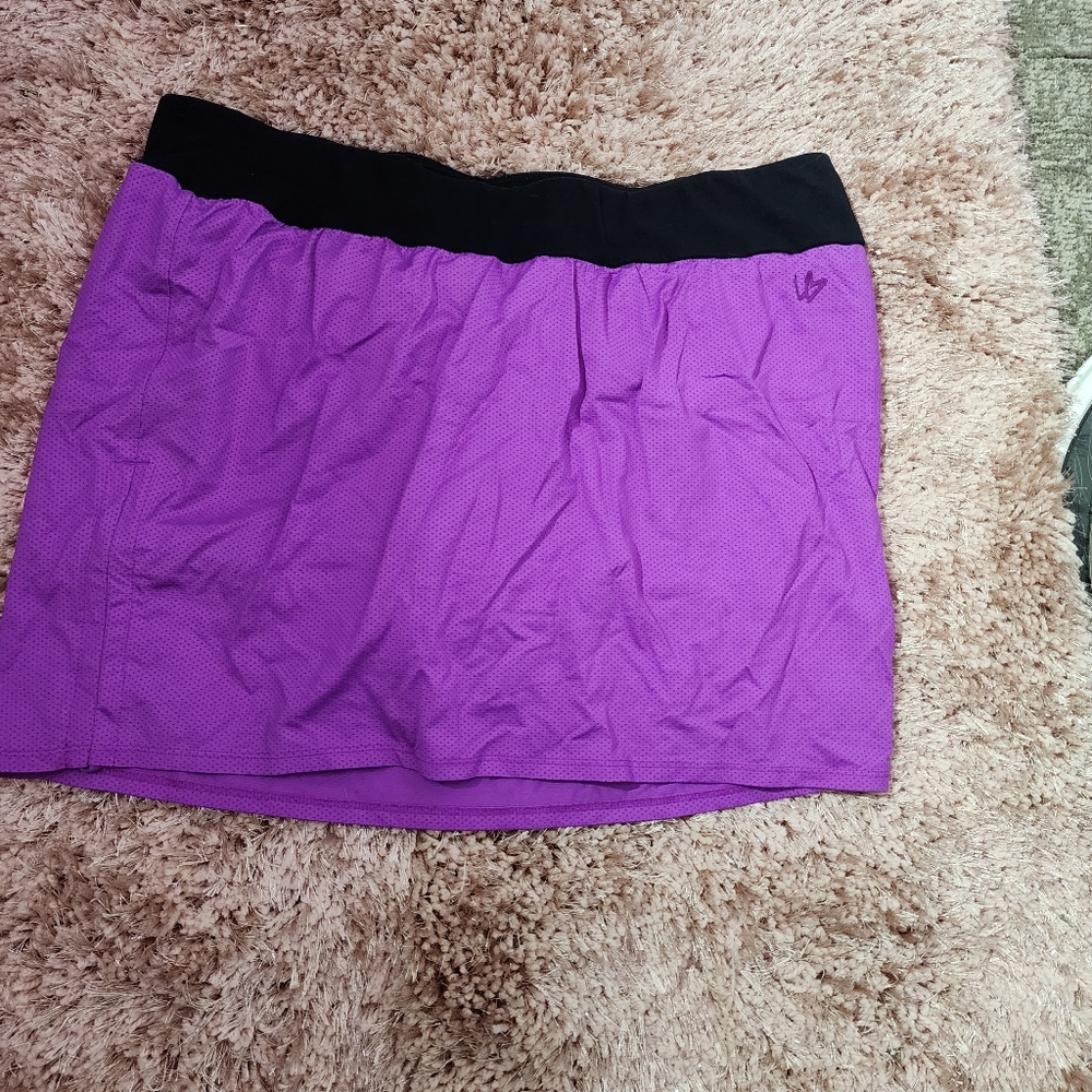 **3/20 love active purple active skort plus size 18/20